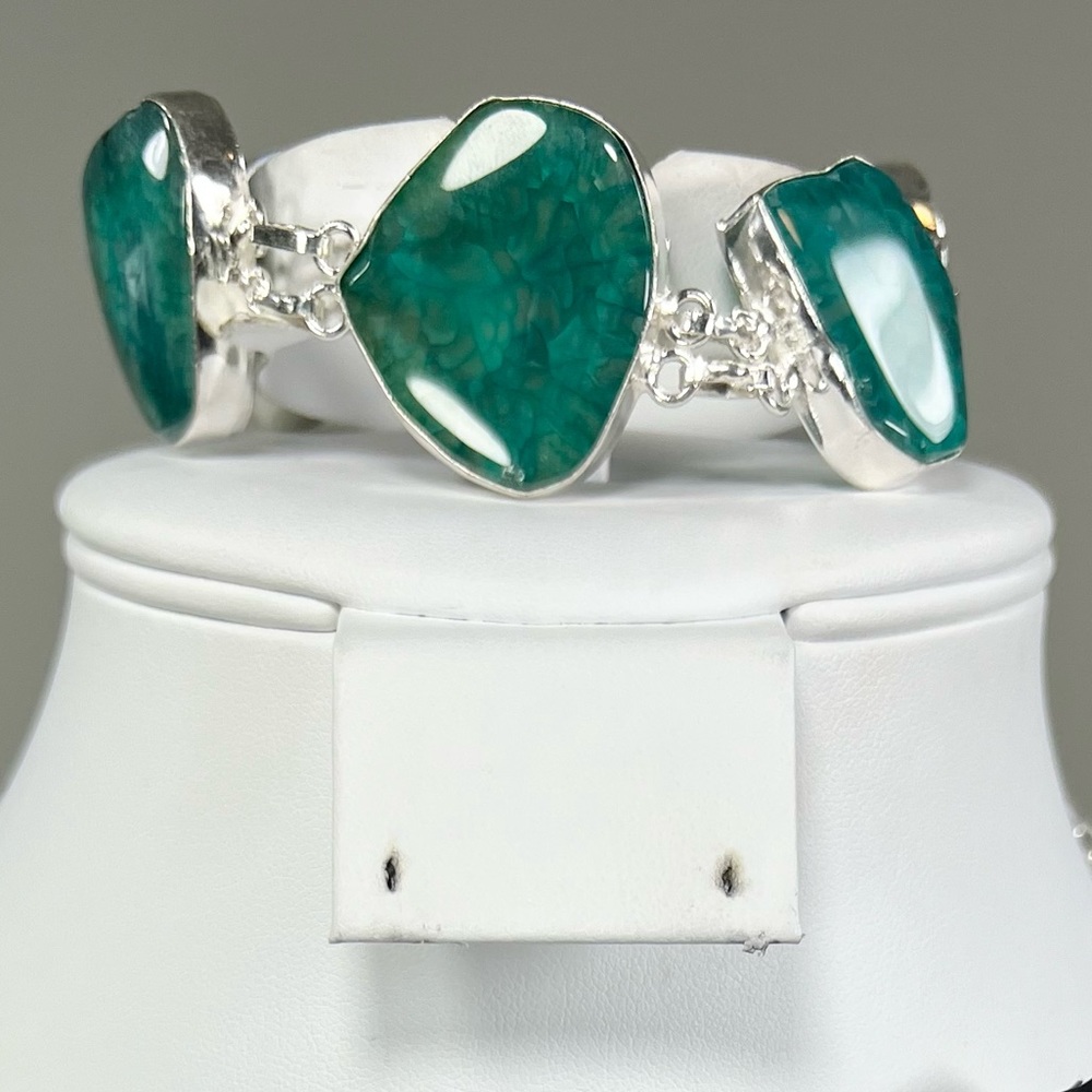 Solar Add On Item Green Adjustable Bracelet